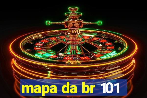 mapa da br 101